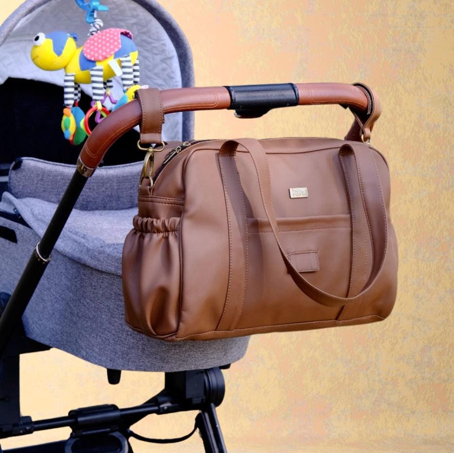 Ita brown diaper bag