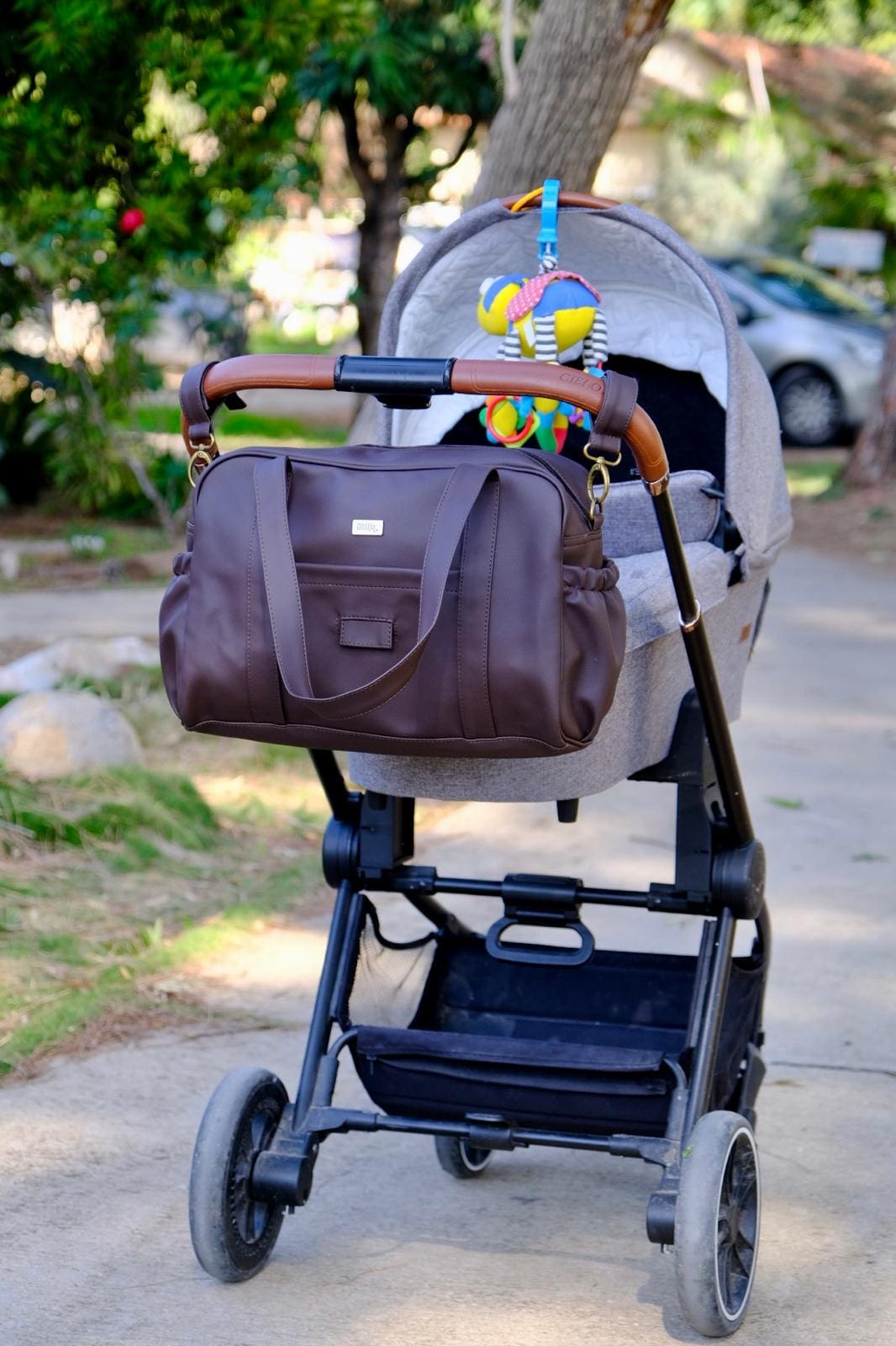 Chocolate brown Ita diaper bag