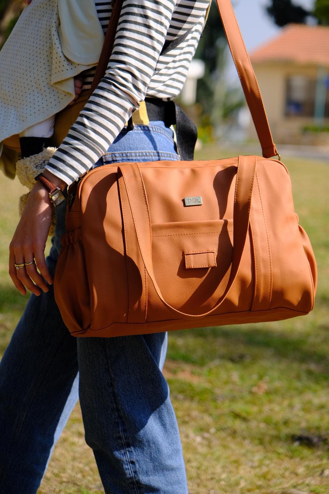 Diaper bag Ita bright orange