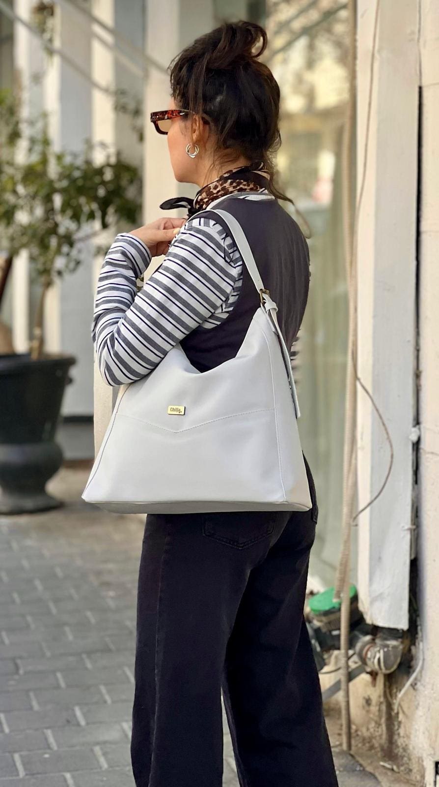 Cream Renée Side Bag