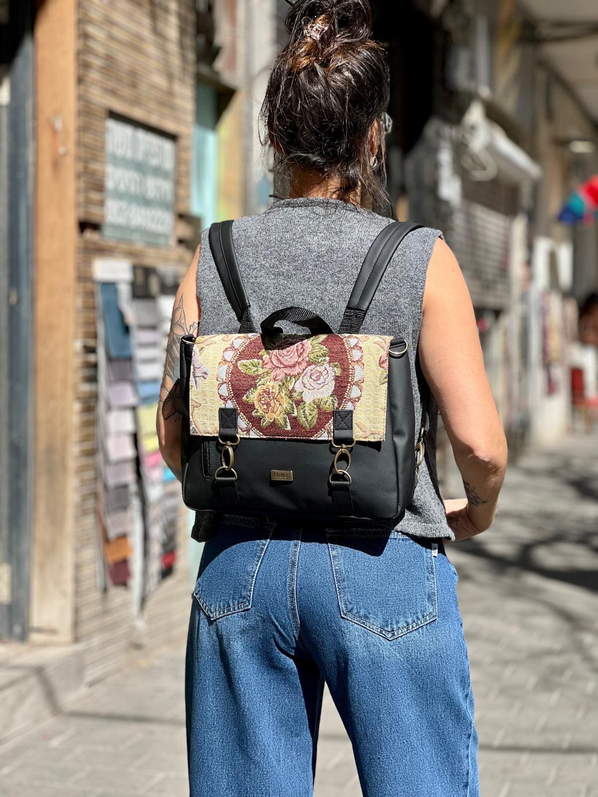 Nostalgic Jaffa Backpack/Side Bag