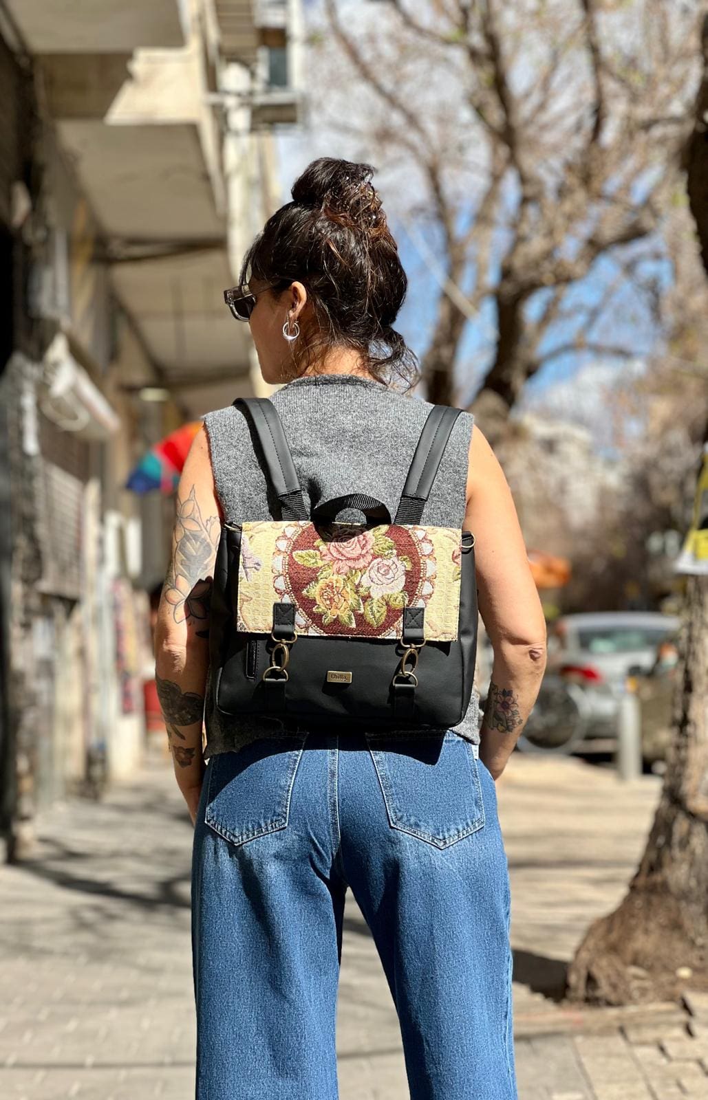 Nostalgic Jaffa Backpack/Side Bag
