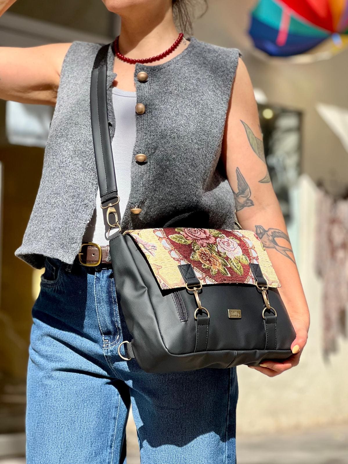 Nostalgic Jaffa Backpack/Side Bag