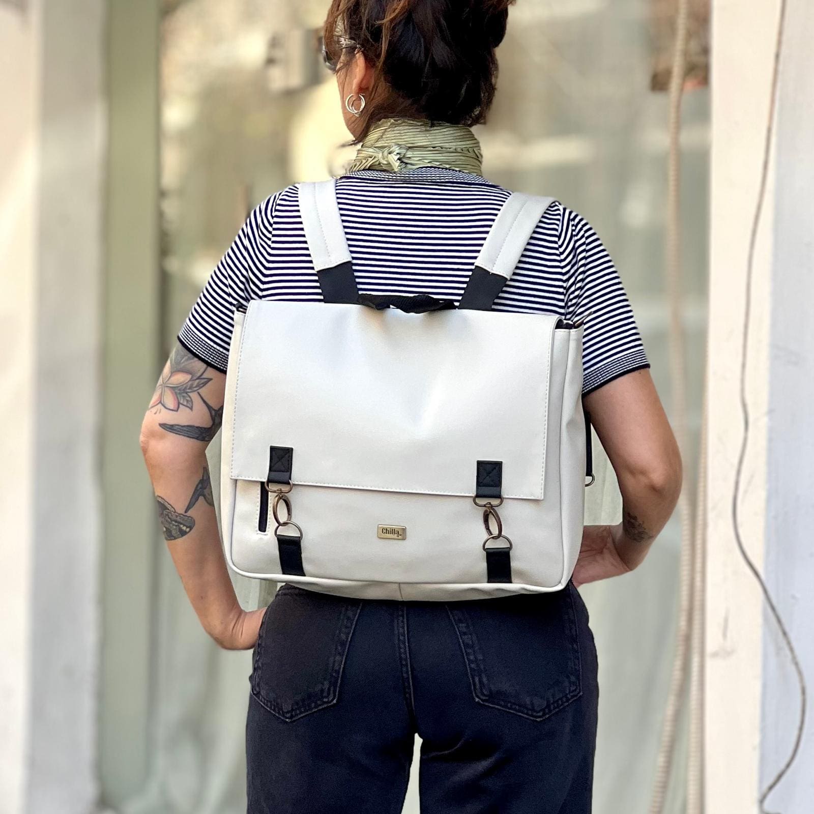 Belen Large Jaffa Backpack/Side Bag