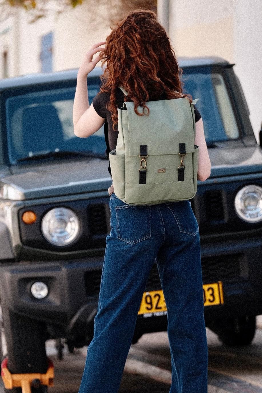 Pastel Apple Green Unicorn Backpack