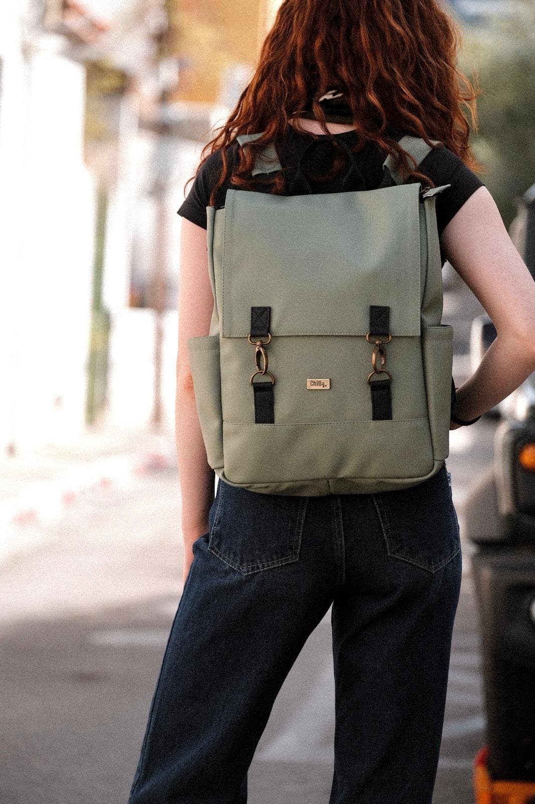 Pastel Apple Green Unicorn Backpack