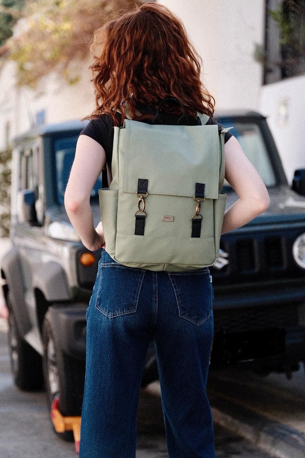 Pastel Apple Green Unicorn Backpack