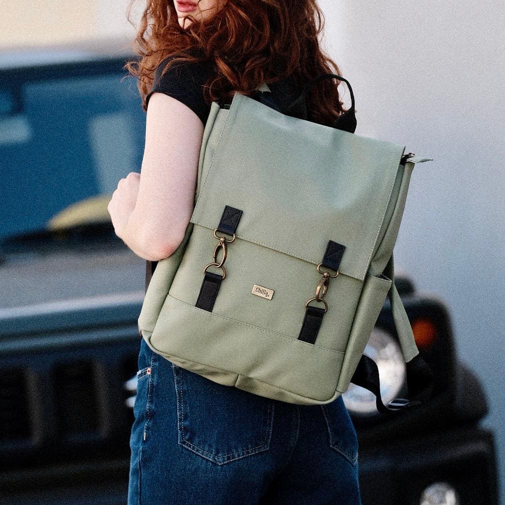 Pastel Apple Green Unicorn Backpack