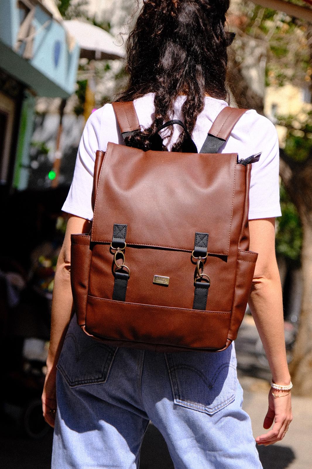 Earth Brown Unicorn Backpack