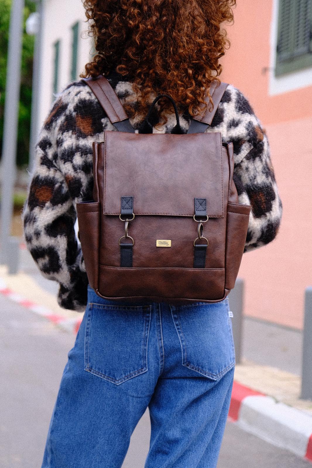 Retro Brown Mini Unicorn Backpack