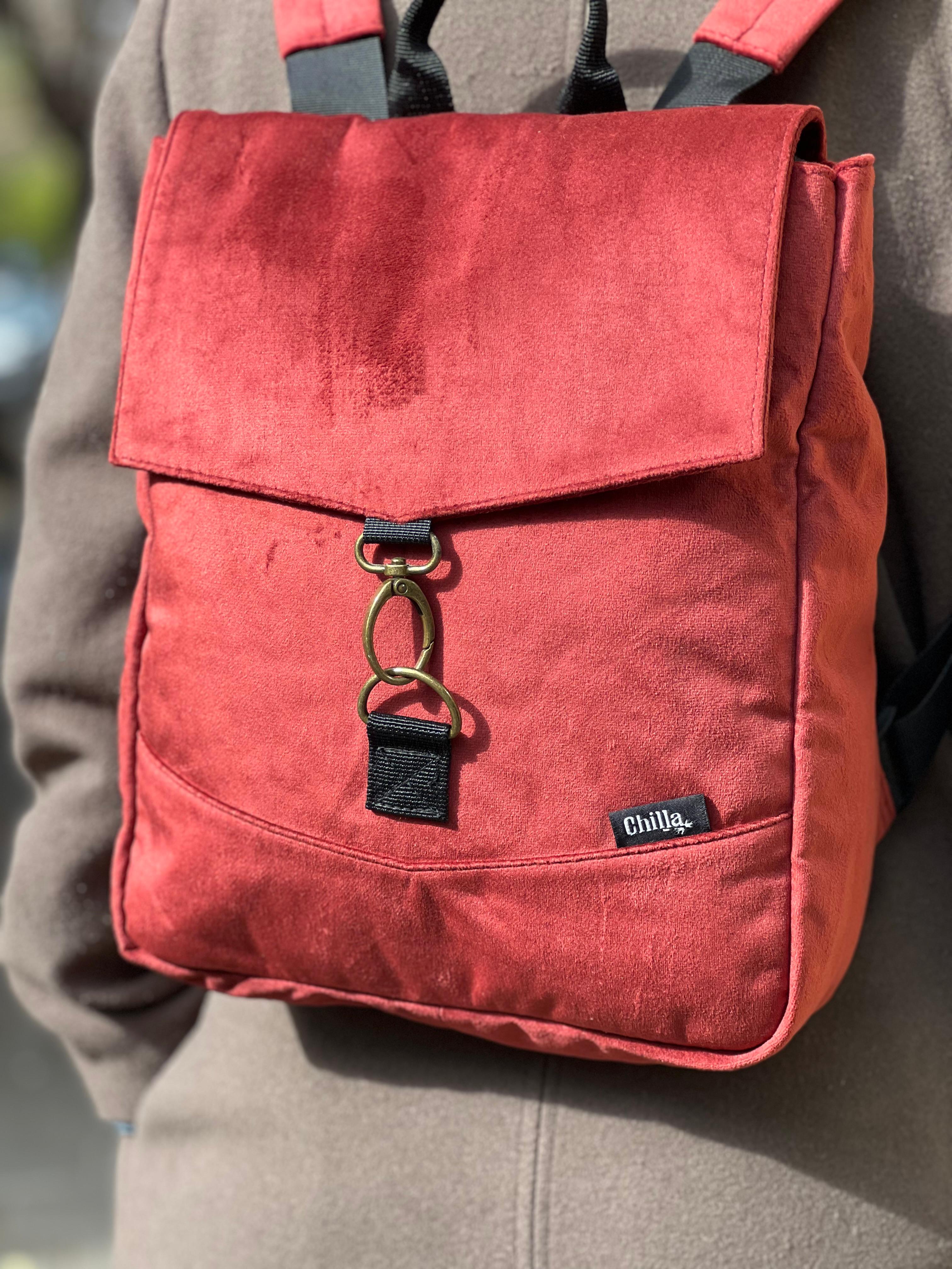 Red Velvet Mini Students Backpack