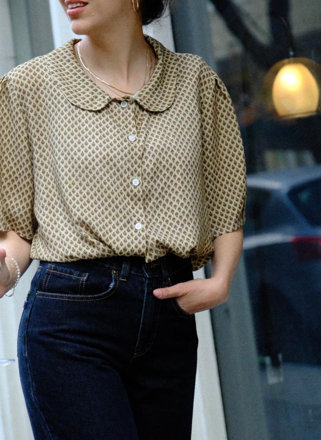 Nostalgic Nina Button-Up Shirt