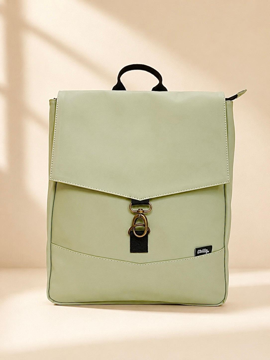 Pastel Green Large Students Backpack
