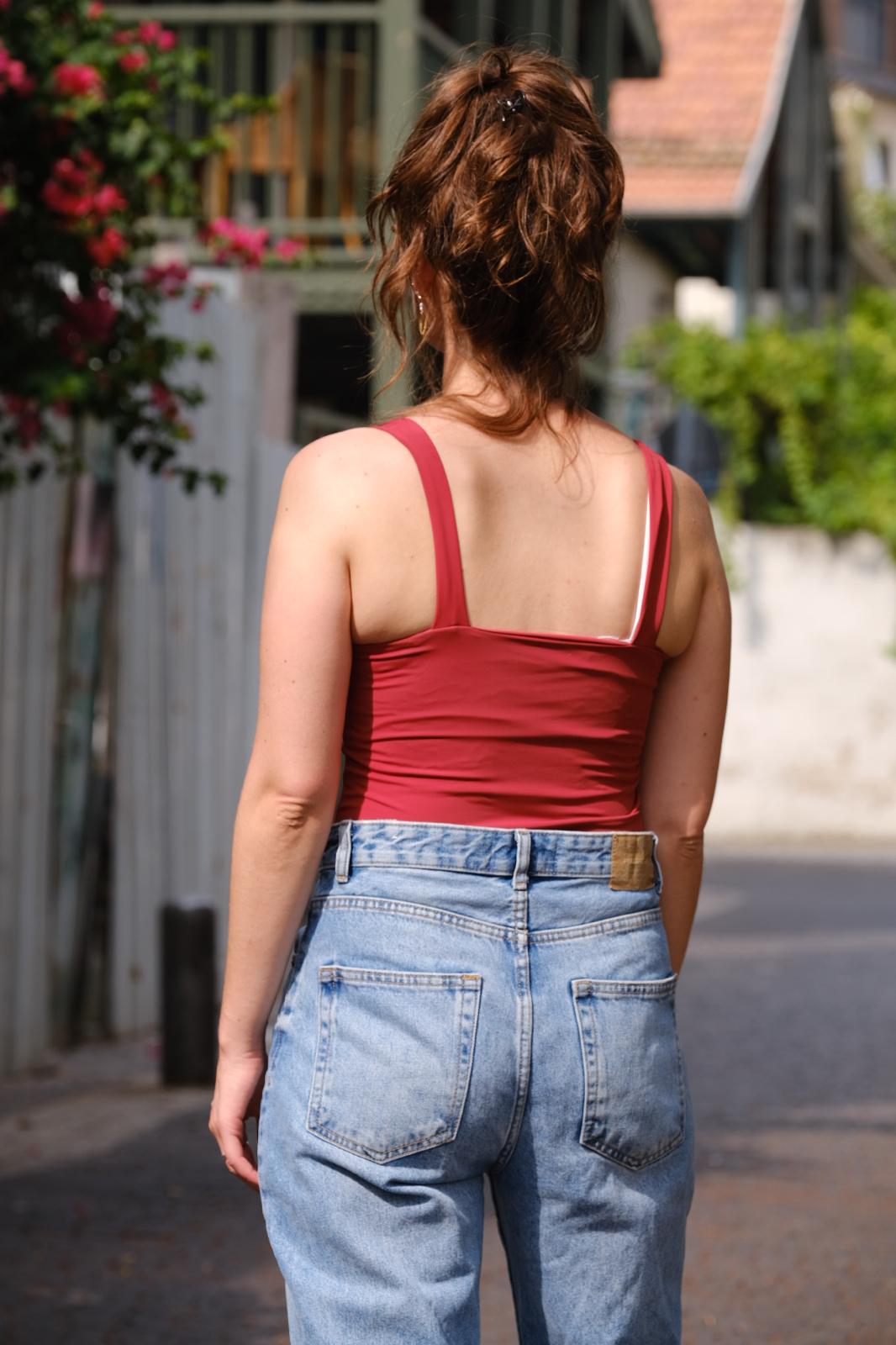 Red 'Shoval' Top