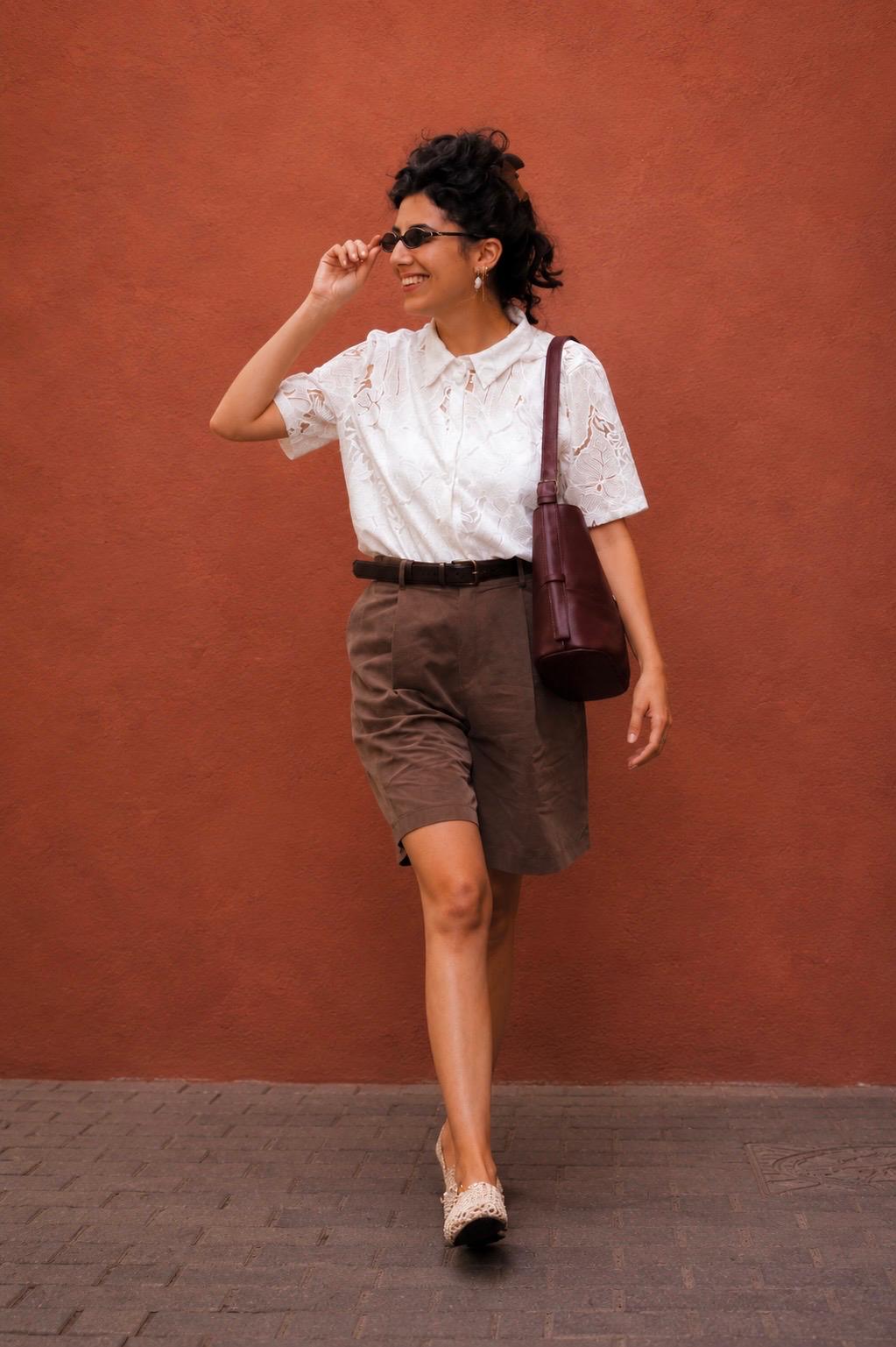 White 'Dror' Button-Up Shirt