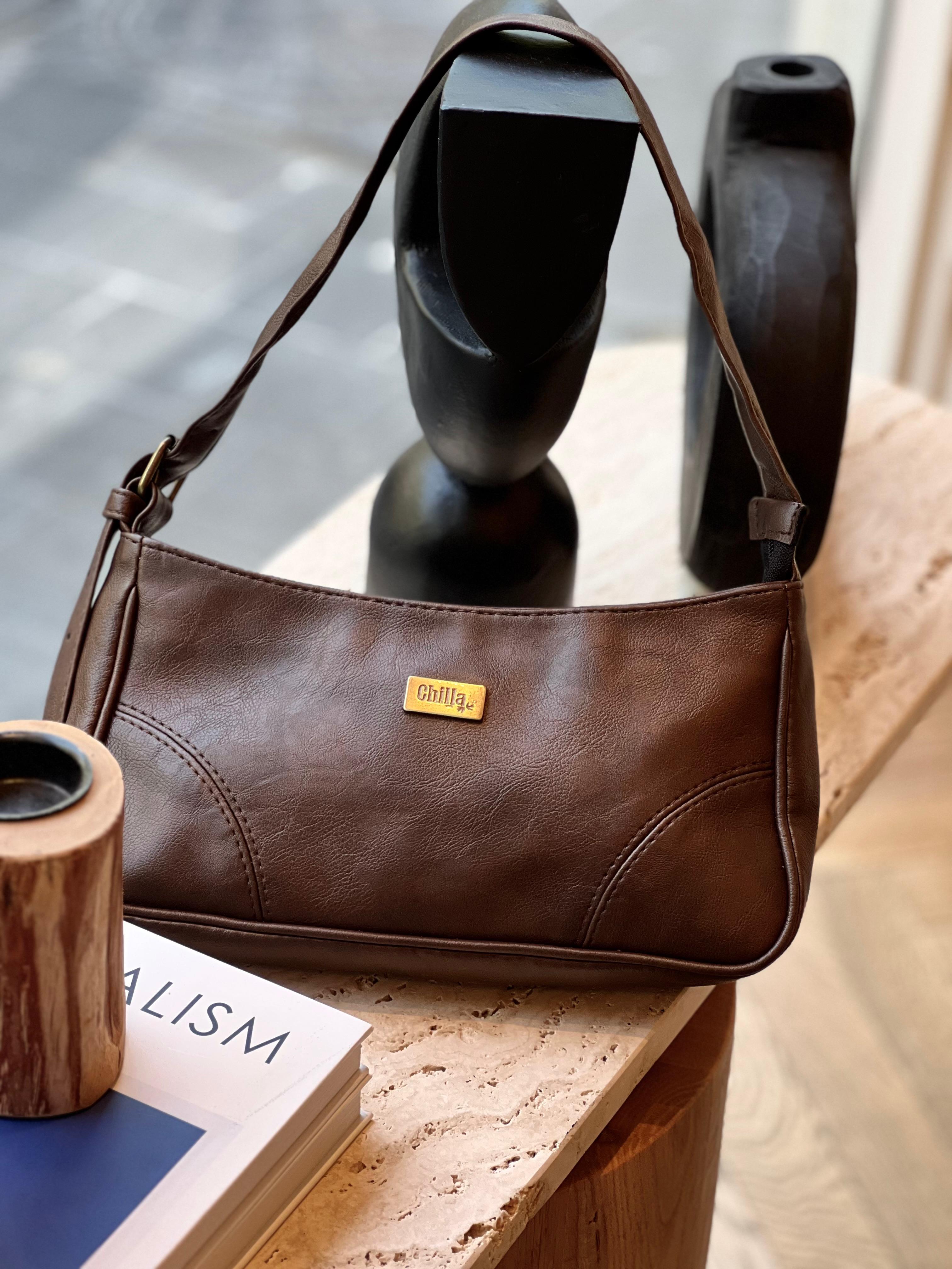 Talo'r Crossbody Bag – Brown Vegan Leather