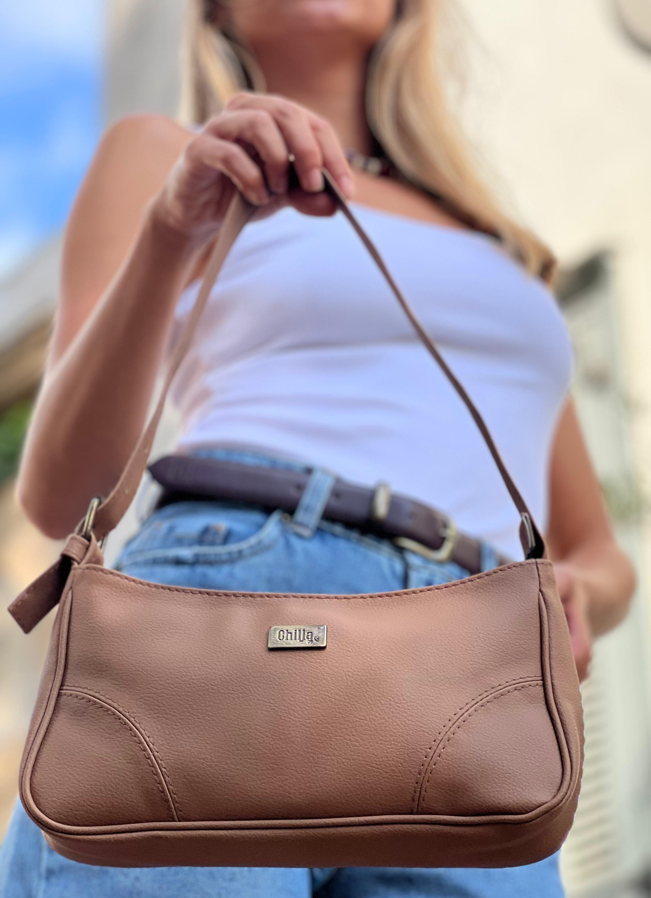 Talo'r Crossbody Bag – Camel Vegan Leather