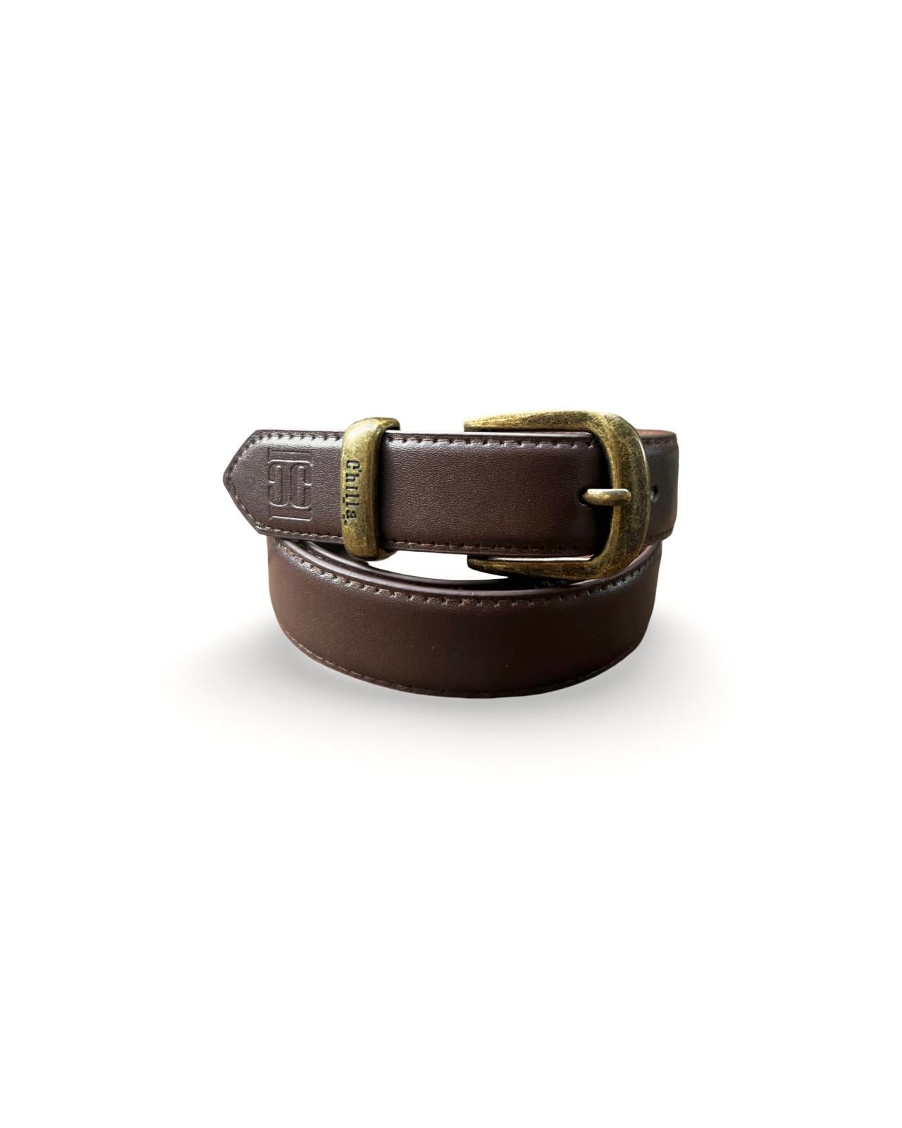 Women's Vegan Leather Belt – Brown
