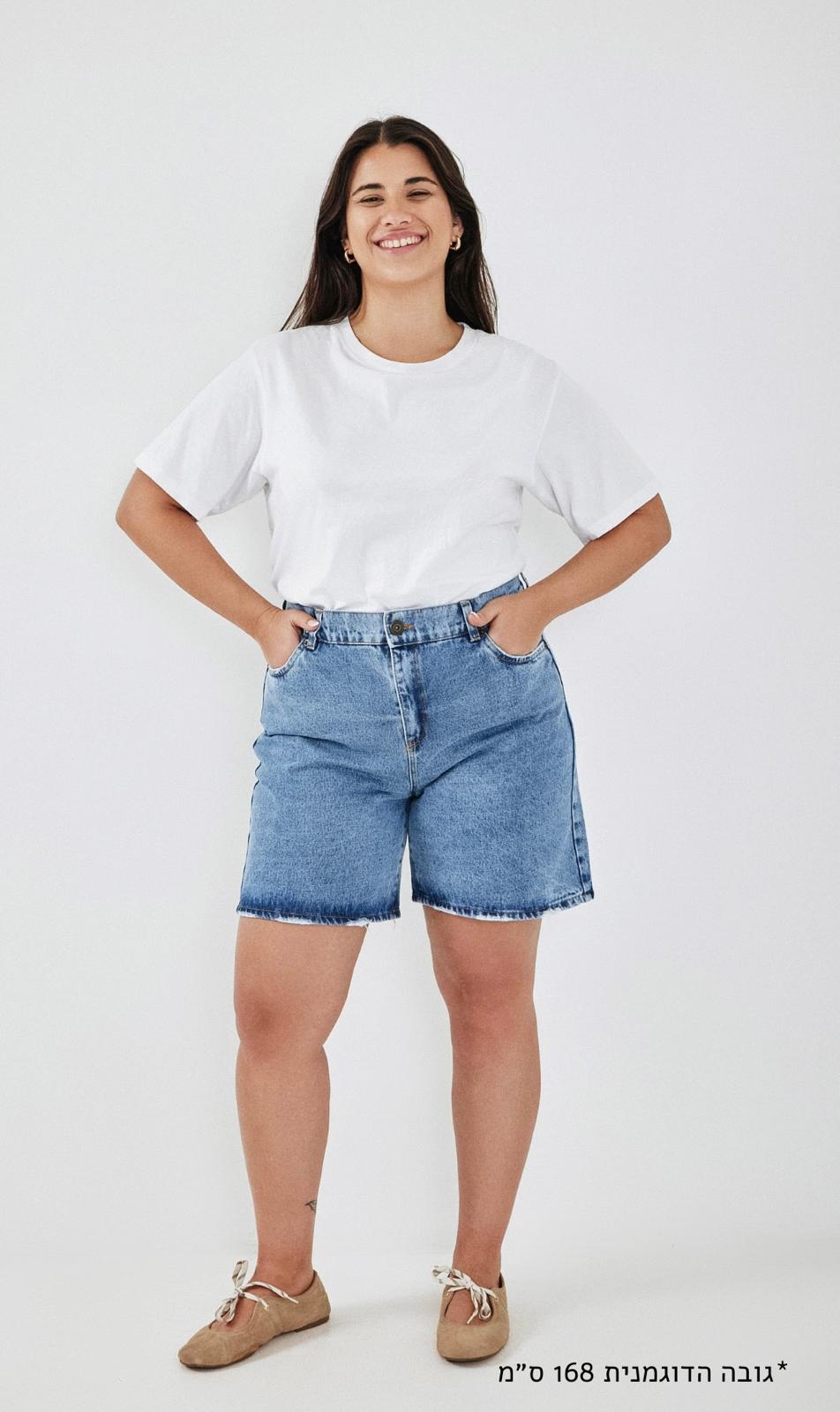Chilla Denim Shorts – Light Blue