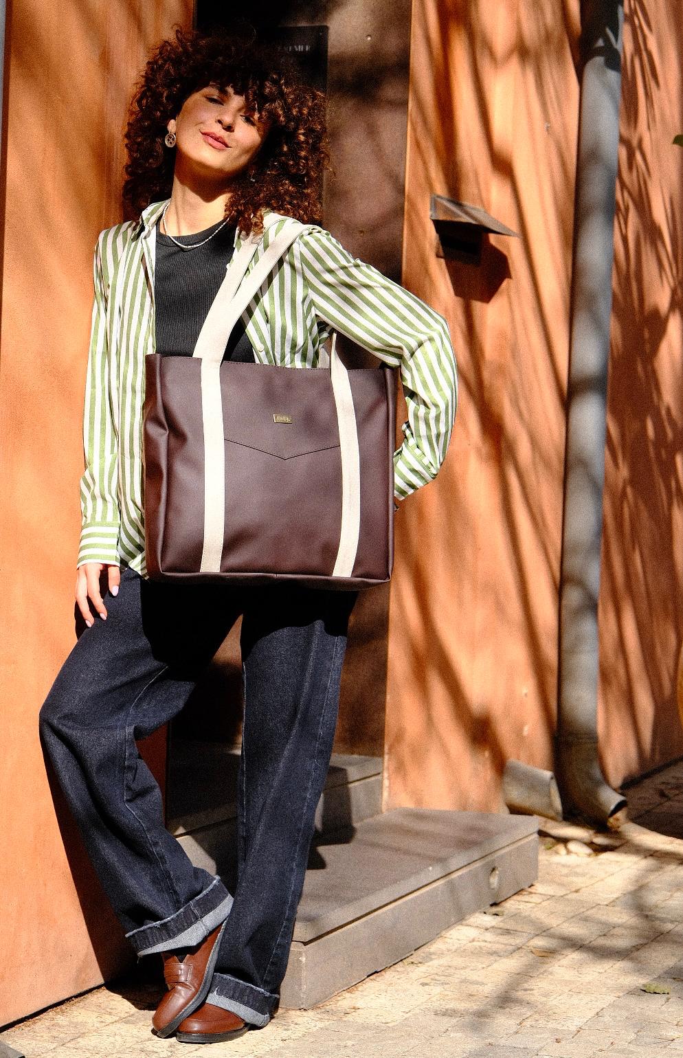 Chocolate Cream NOKO Large Side Bag