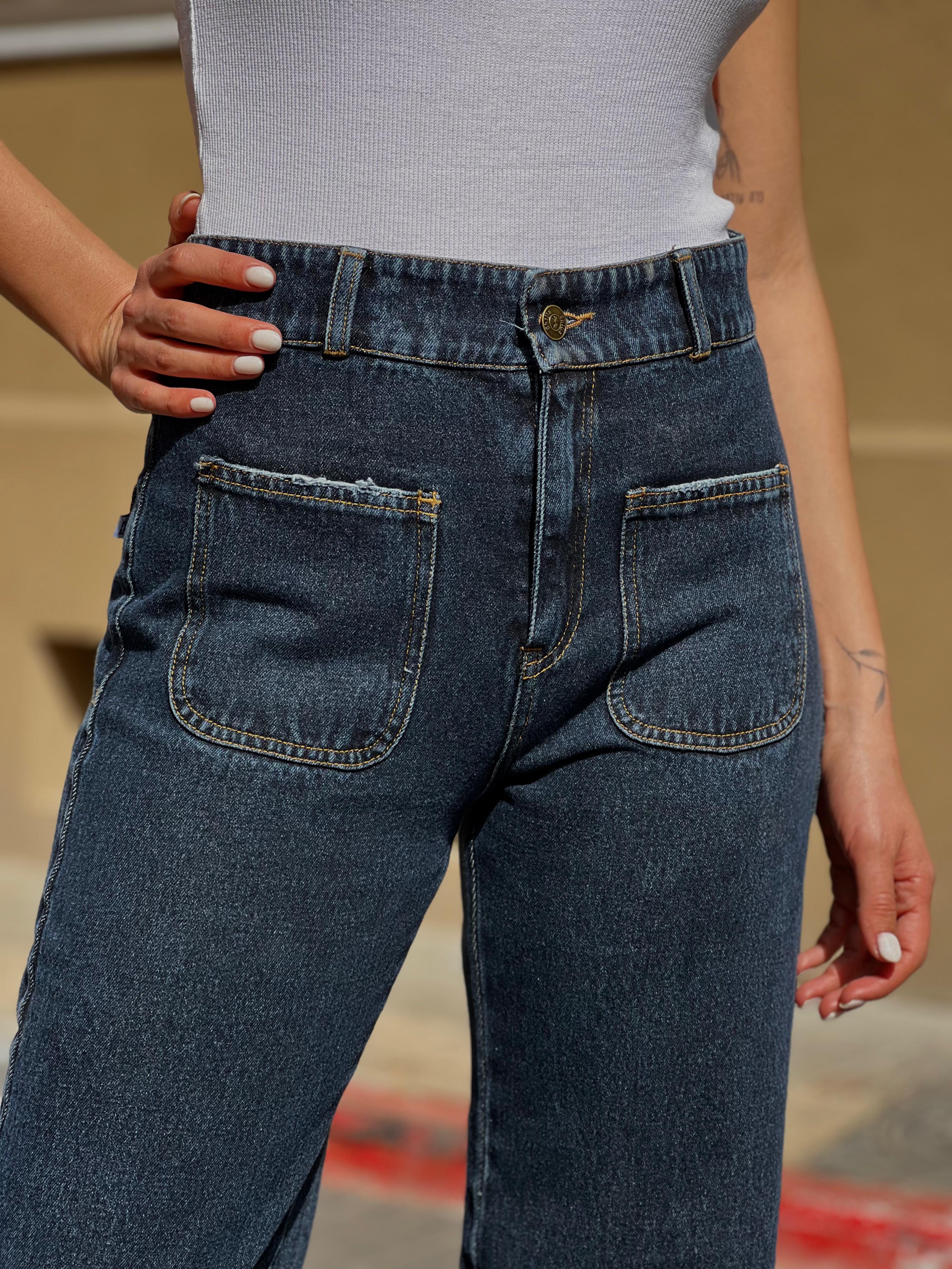 Chilla Denim Jeans – Vintage Dark Distressed