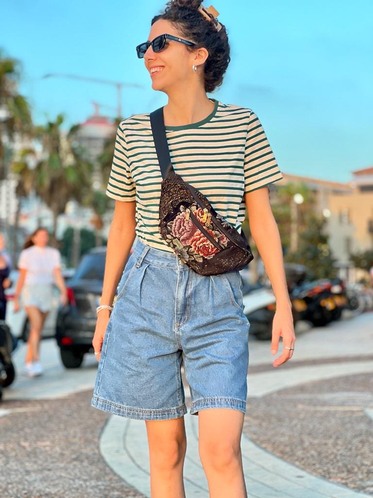 Vintage Floral Large Roni Fanny Pack