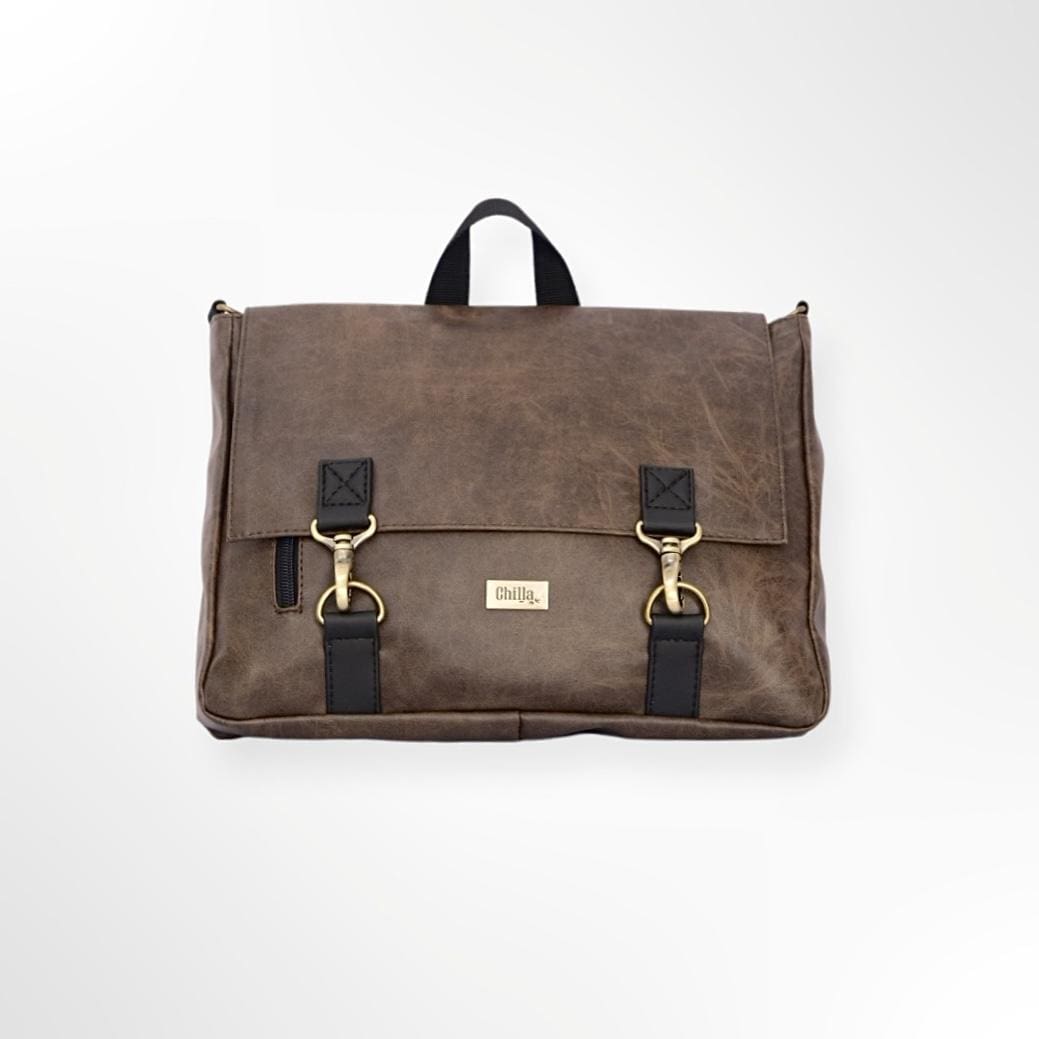 תיק גב/צד Jaffa חום