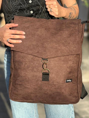 Large Earth Brown Students Backpack