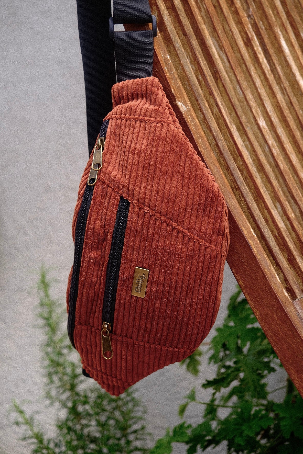 Brown Braids Large Roni Fanny Pack