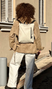 Textured Stone Reut Bag