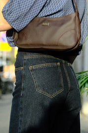 Dark Blue Wide Leg Long Jeans