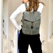 מיני סטודנטס ירוק-אפור קורדרוי