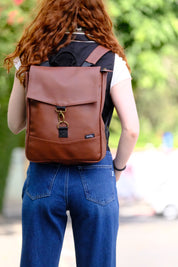 תיק גב מיני סטודנטס חום אדמה