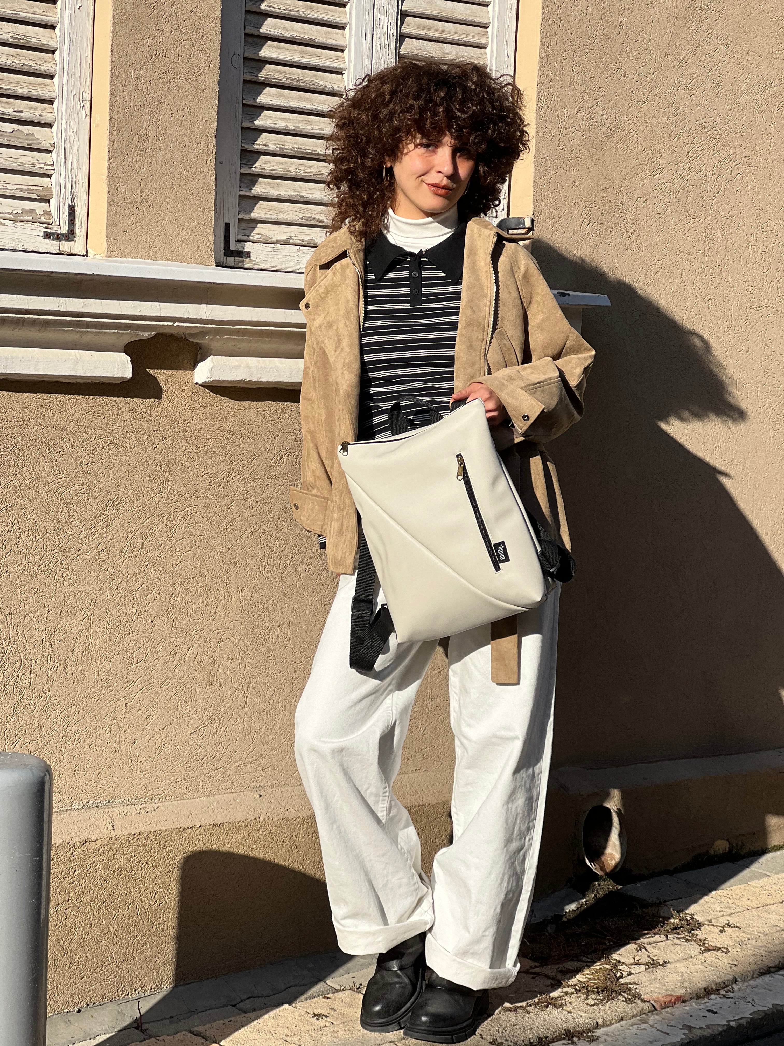 Textured Stone Reut Bag