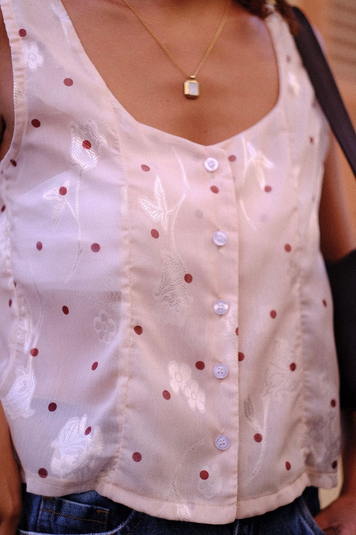 Rose Aviv Sheer Top