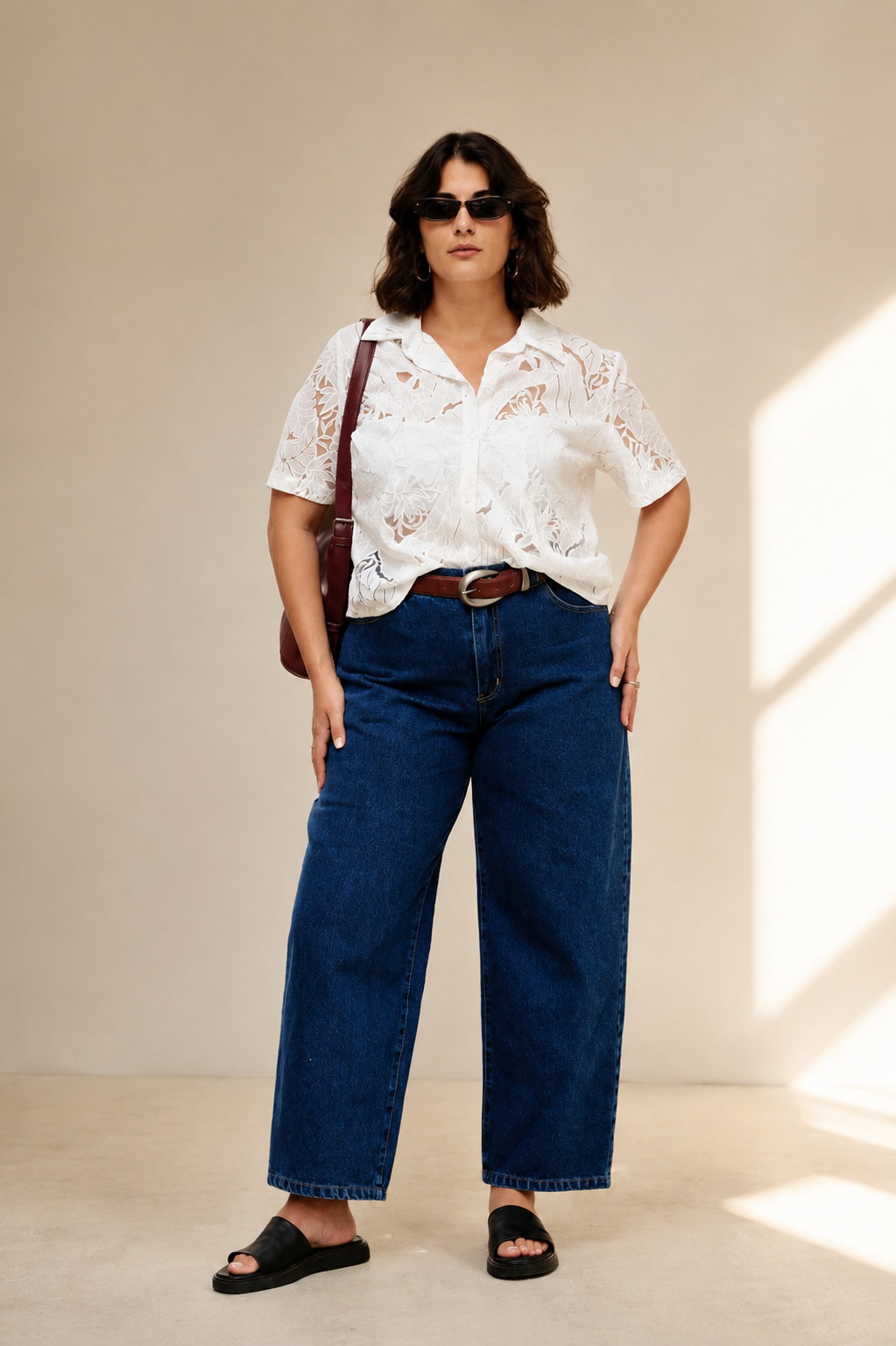 Chilla Denim Easy Barrel Jeans – Blue