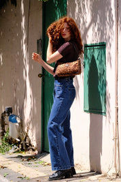 Leopard Print Talo'r Shoulder Bag