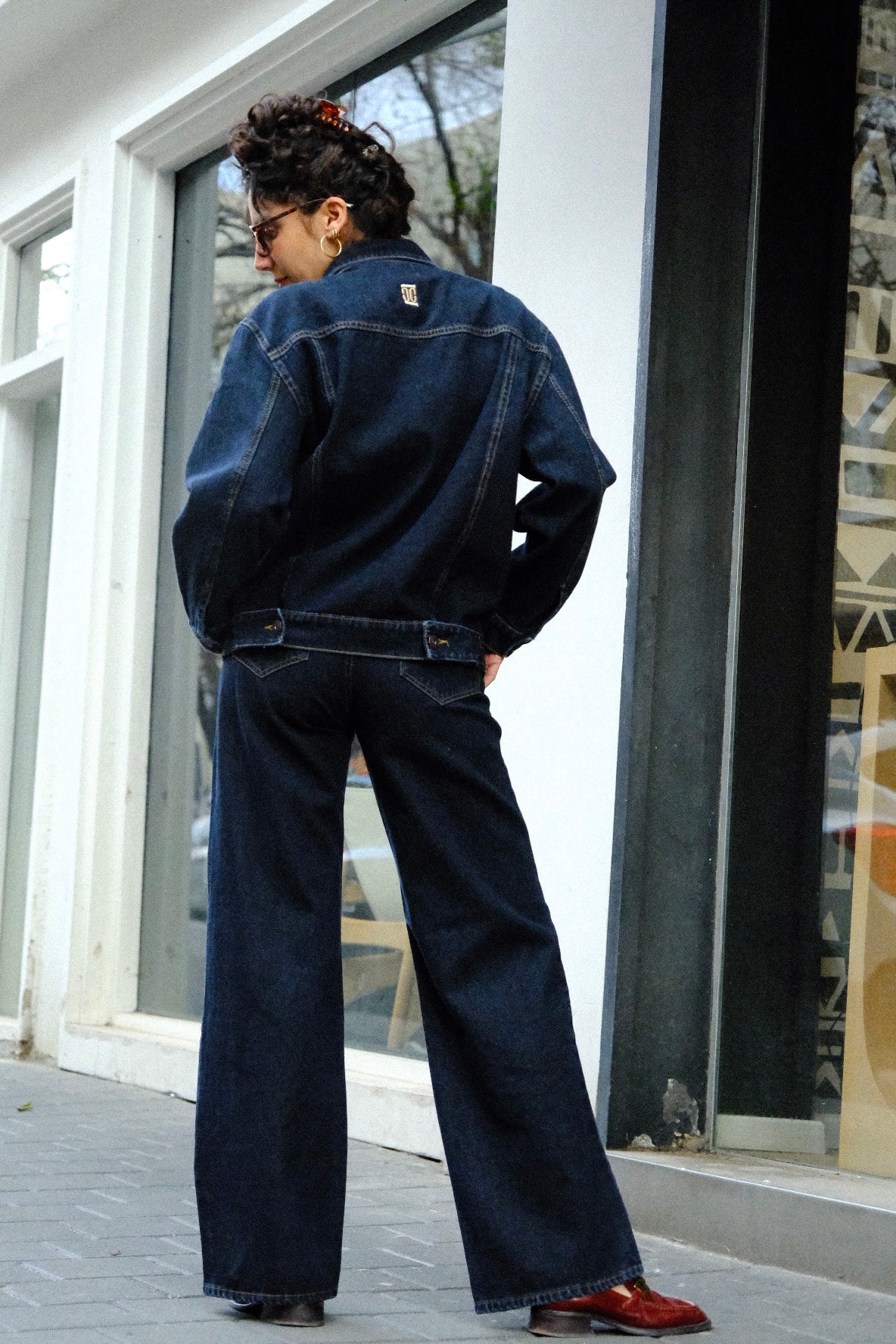 Light Blue Wide Leg Long Jeans