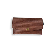 ארנק קטן מוגדל חום צמות