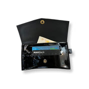 ארנק קטן מוגדל שחור לקה