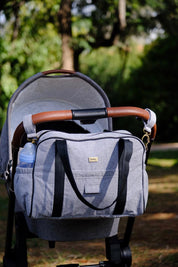 תיק החתלה Ita אפור קנבס