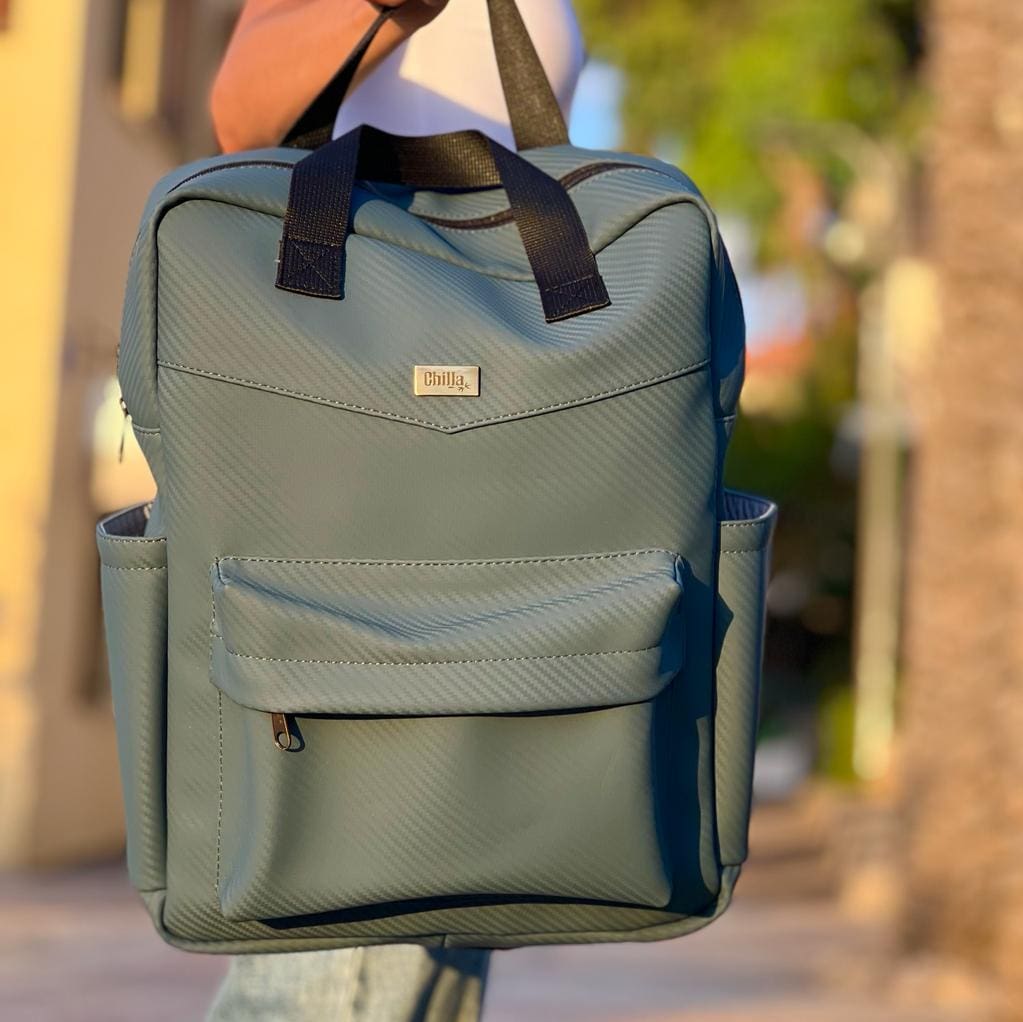 תיק NOAH אפור-טורקיז קרבון