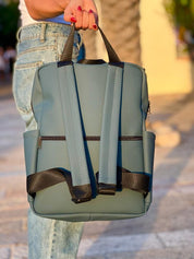 תיק NOAH אפור-טורקיז קרבון