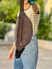 פאוץ' רוני גדול שחור קורדרוי