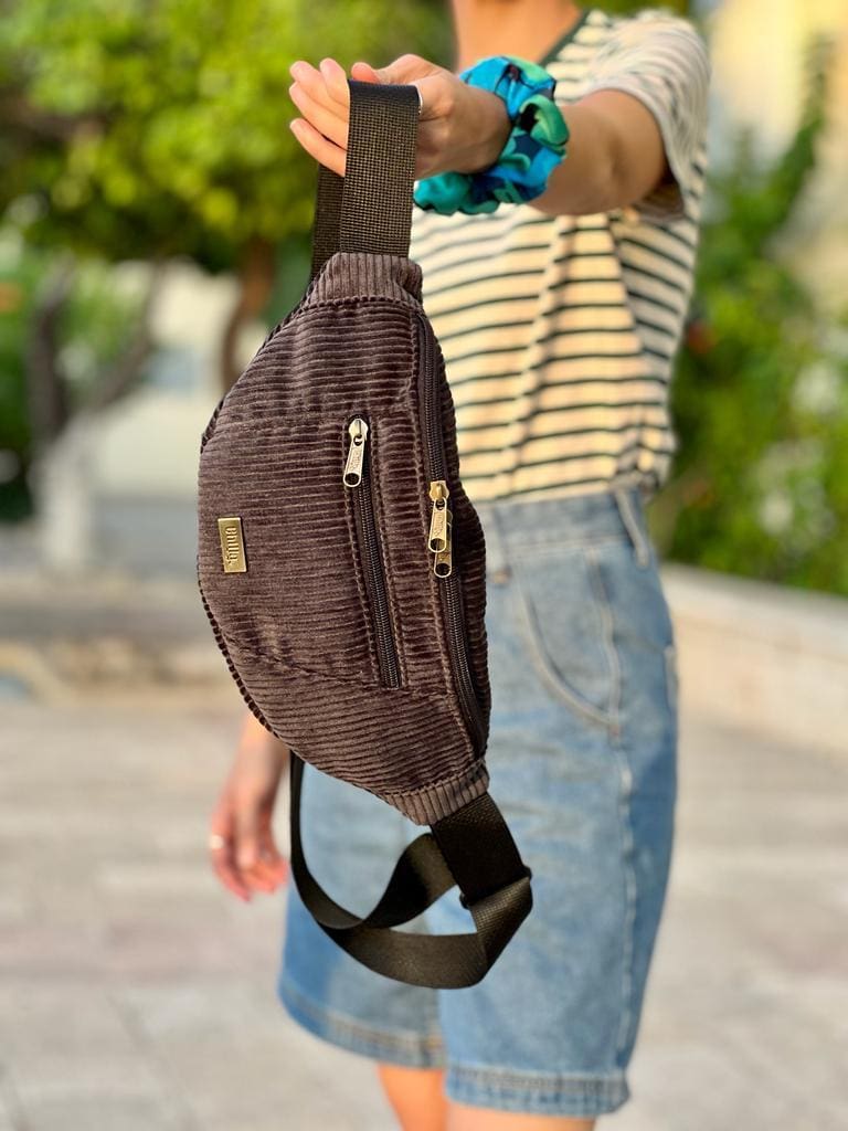 פאוץ' רוני גדול שחור קורדרוי