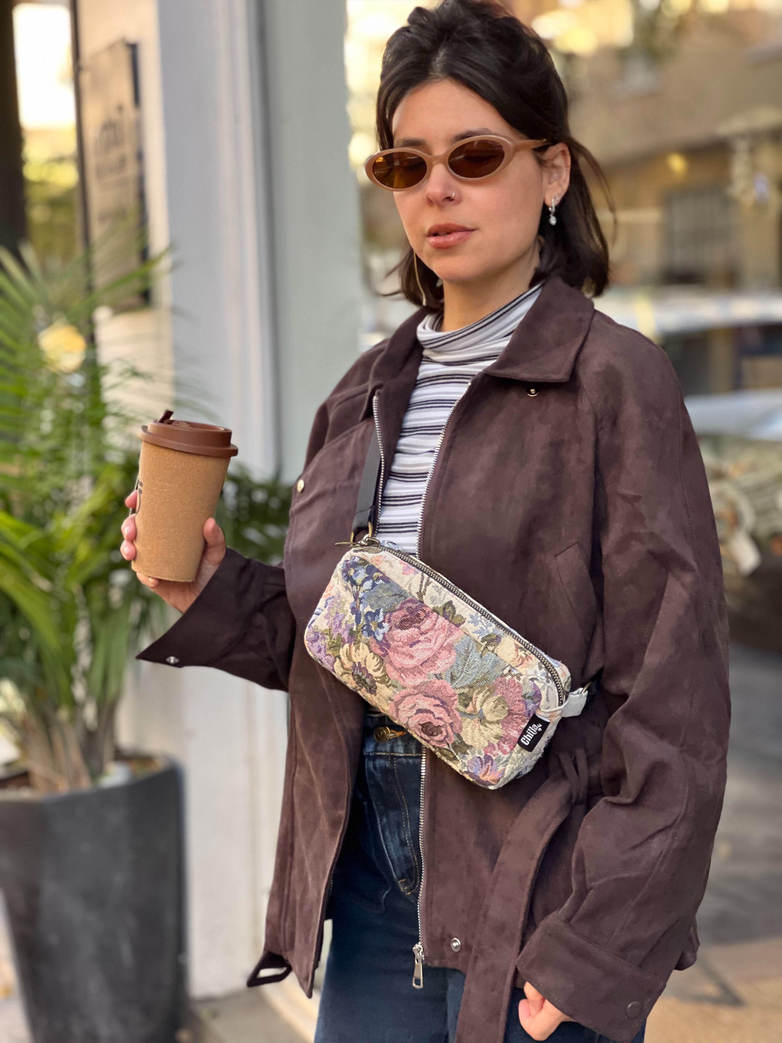 '' Vintage Cream Lawrence Fanny Pack