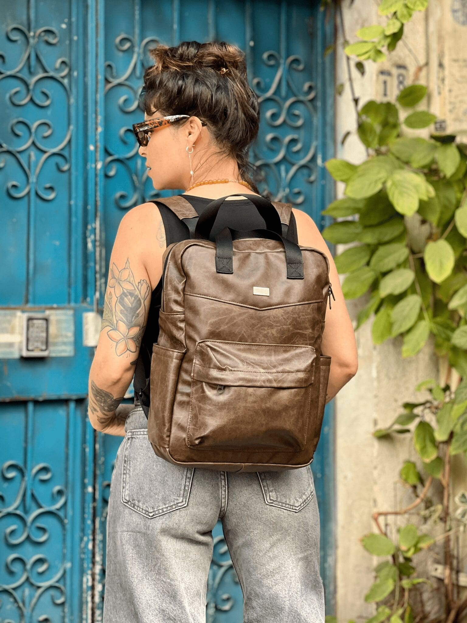 Retro Brown Noah Bag