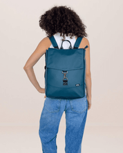 תיק גב סטודנטס בינוני ירוק בקבוק כהה