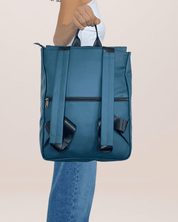 תיק גב סטודנטס בינוני ירוק בקבוק כהה