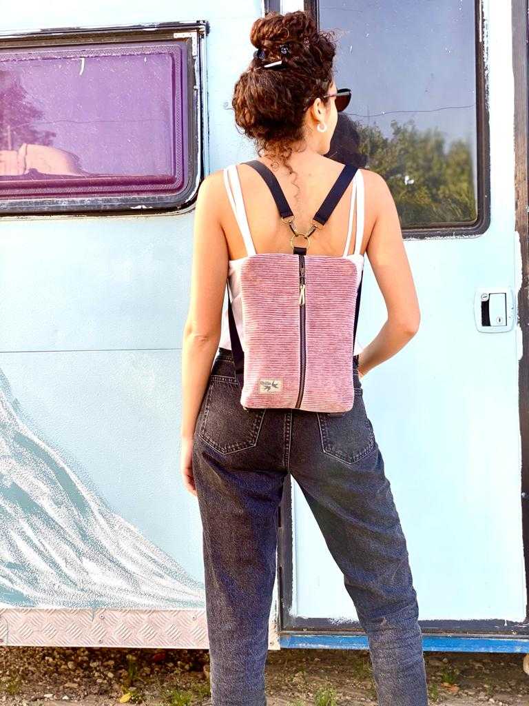 תיק "נעם" ורוד עתיק קורדרוי